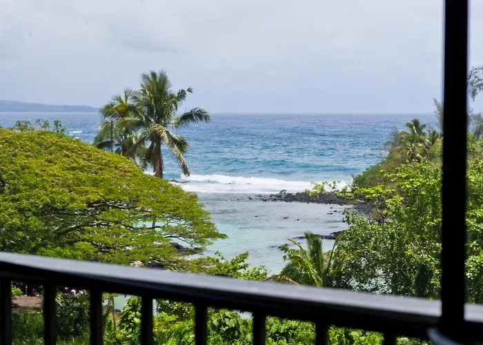 Direct Oceanfront Mauna Loa Shores Honu Elua #508 Next To Carlsmith Beach Park, Hilo Hi