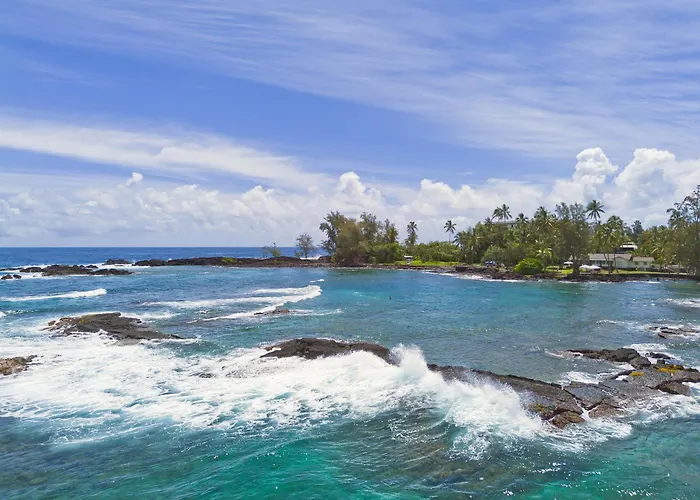 Direct Oceanfront Mauna Loa Shores Honu Elua #508 Next To Carlsmith Beach Park, Hilo Hi